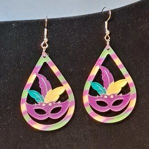Mardi Gras Earrings